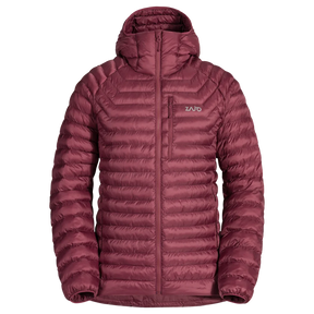 Nubaro Men's Insulated Hooded Jacket — Earth Red