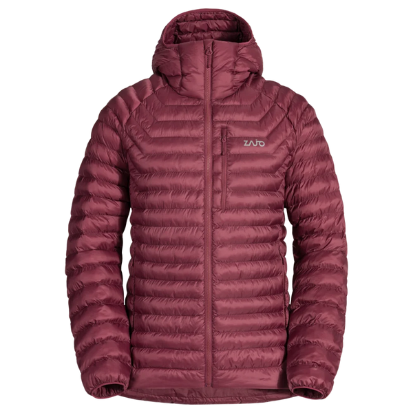 Nubaro Men's Insulated Hooded Jacket — Earth Red