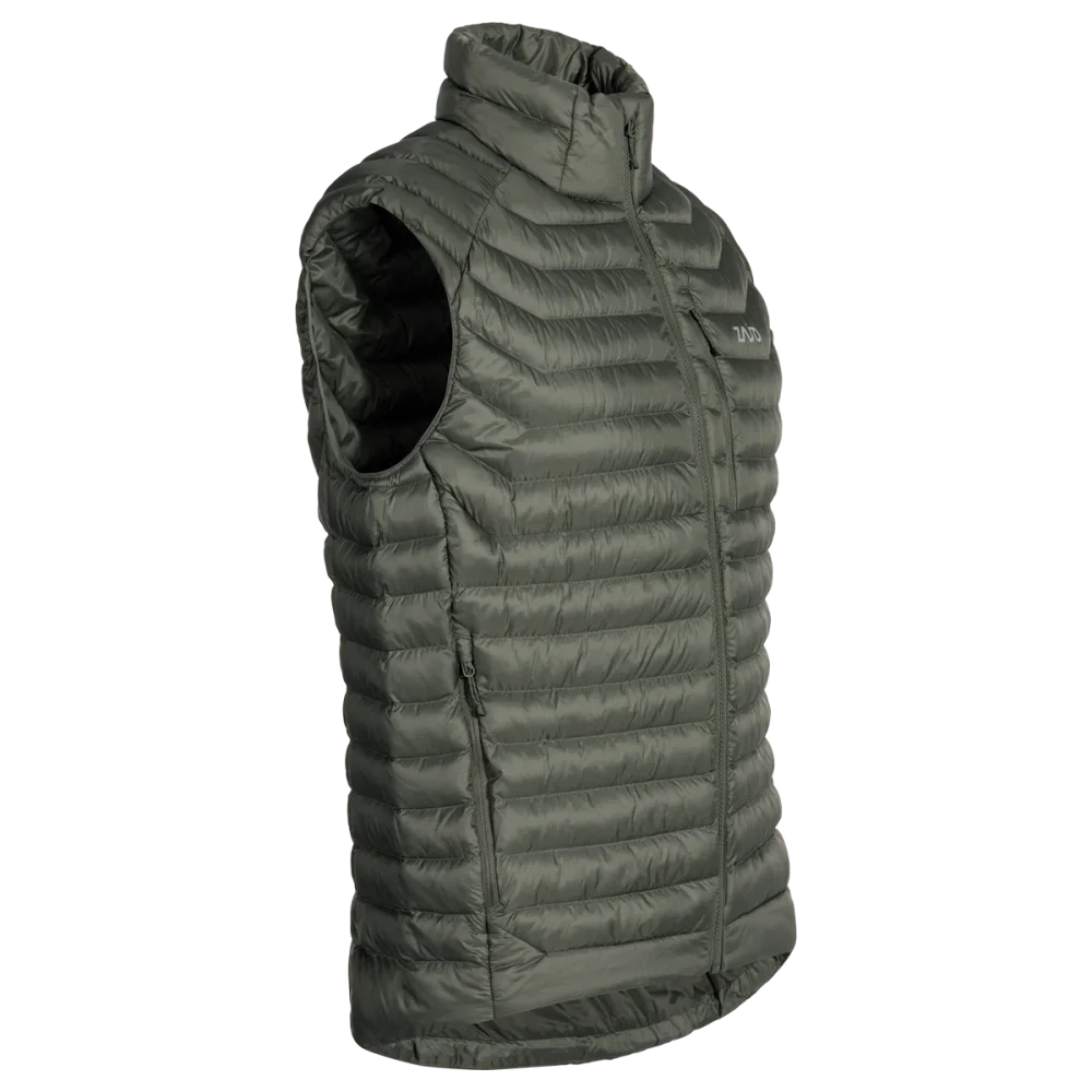 Nubaro Men's Insulated Vest — Thyme Green