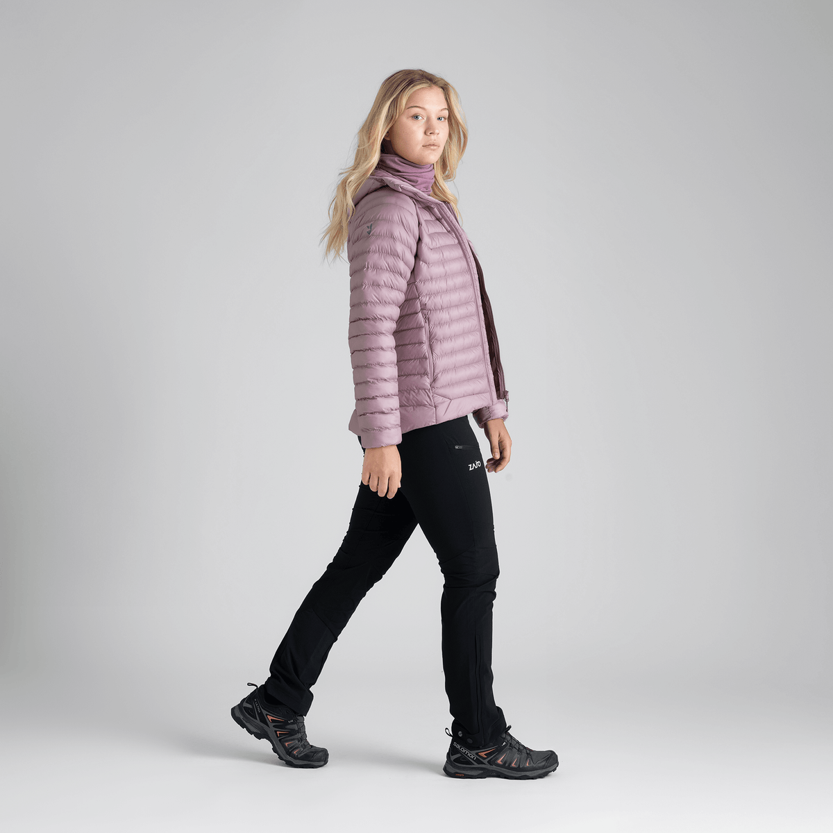 Nubaro Women's Insulated Hooded Jacket —  Lila Haze