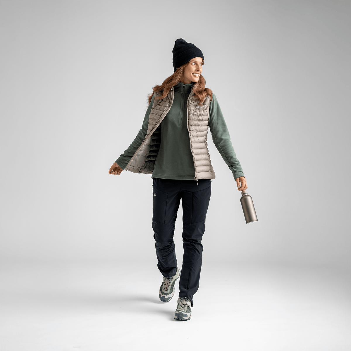 Nubaro Women's Insulated Vest — Golden Brown
