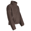 Palpo Kid's Pile Fleece Cropped Jacket — Cocoa Brown