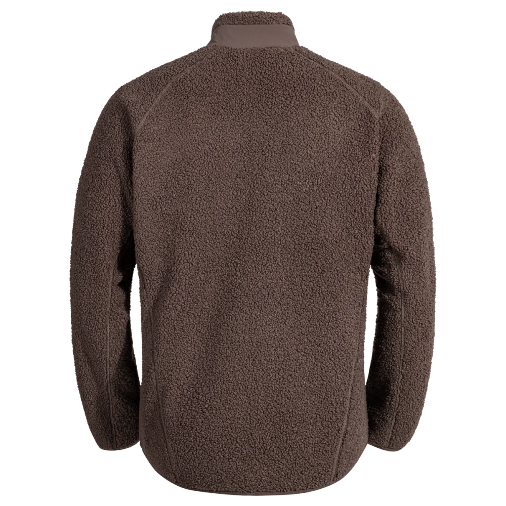 Palpo Men's Pile Fleece Jacket — Cocoa Brown