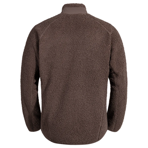 Palpo Men's Pile Fleece Jacket — Cocoa Brown