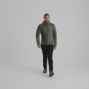 Spiro Men's Insulated Hybrid Jacket — Burned Red