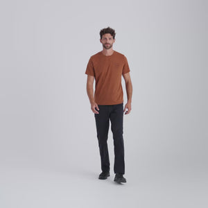 Kora Men's Merino T-shirt — Grey Navy
