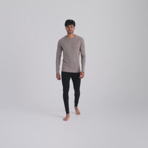 Hejma Men's Merino Longsleeve — Dark Green