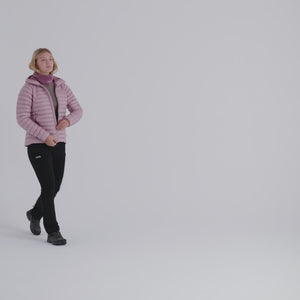 Nubaro Women's Insulated Hooded Jacket — Earth Red