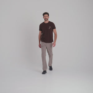 Arbo Men's Organic Cotton T-shirt — Navy Water