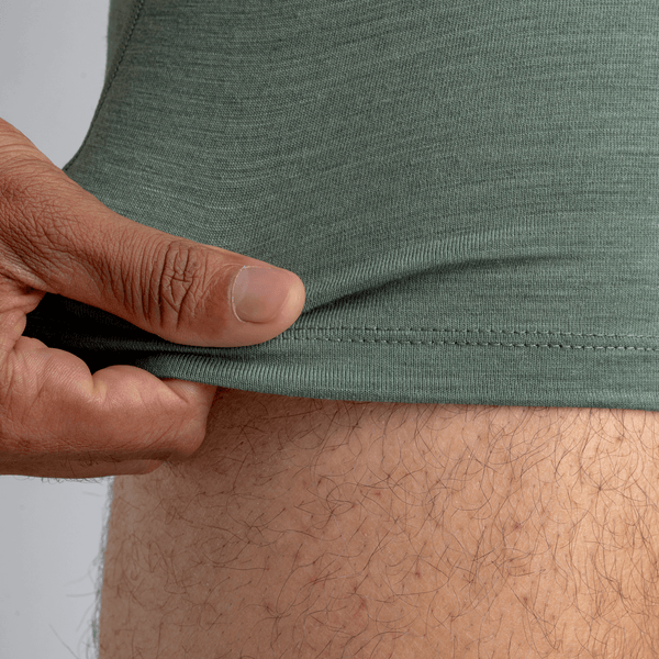 Senti Men's Merino Boxer Briefs — Dark Navy