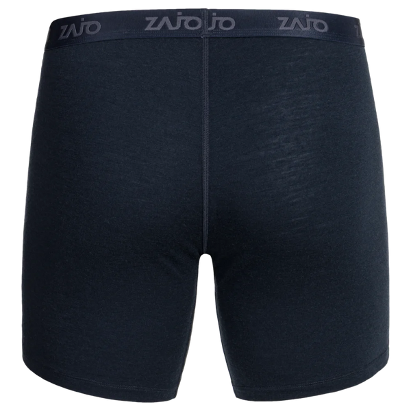 Senti Men's Merino Boxer Briefs Long — Dark Navy