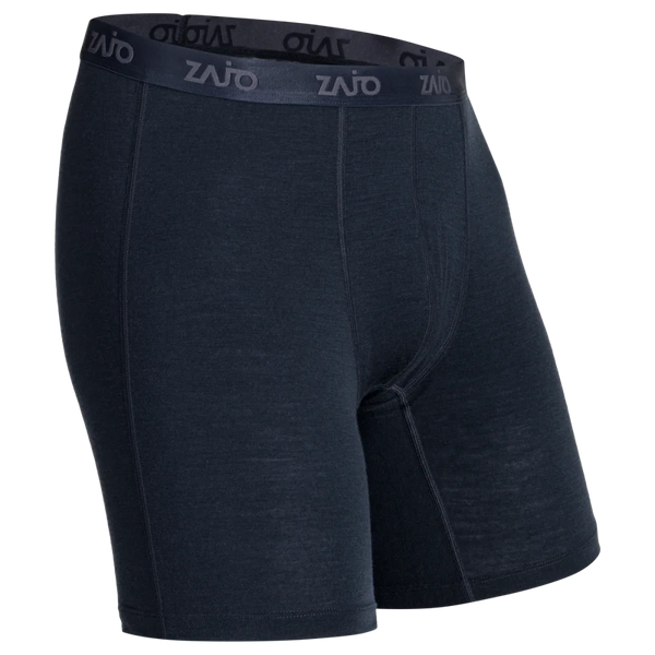 Senti Men's Merino Boxer Briefs Long — Dark Navy