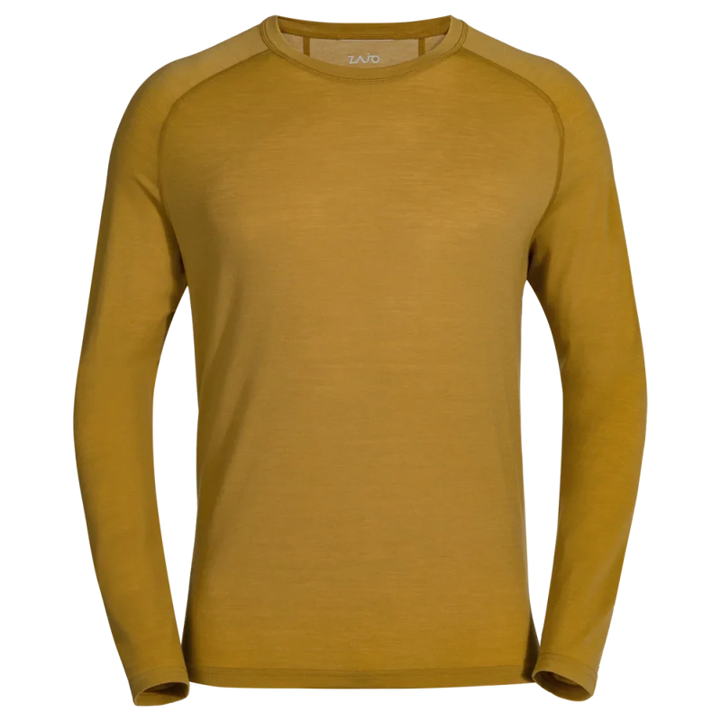 Senti Men's Merino Longsleeve — Amber Gold