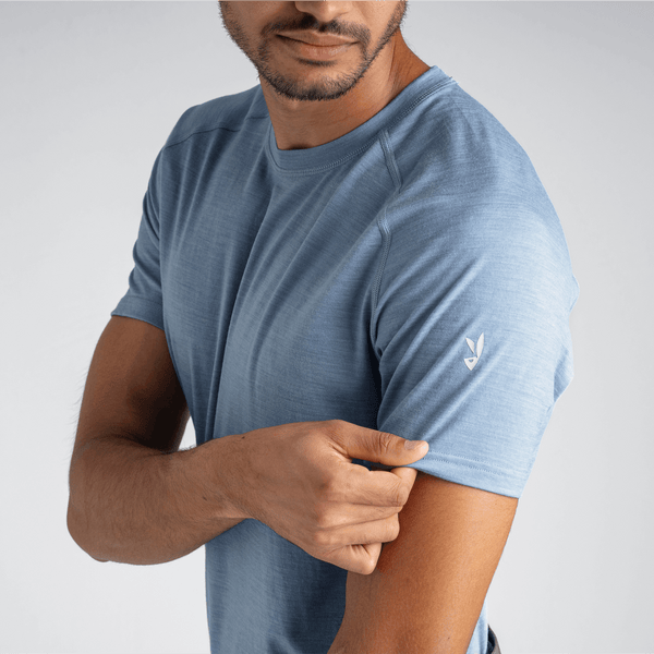 Senti Men's Merino T-shirt — Thyme Green