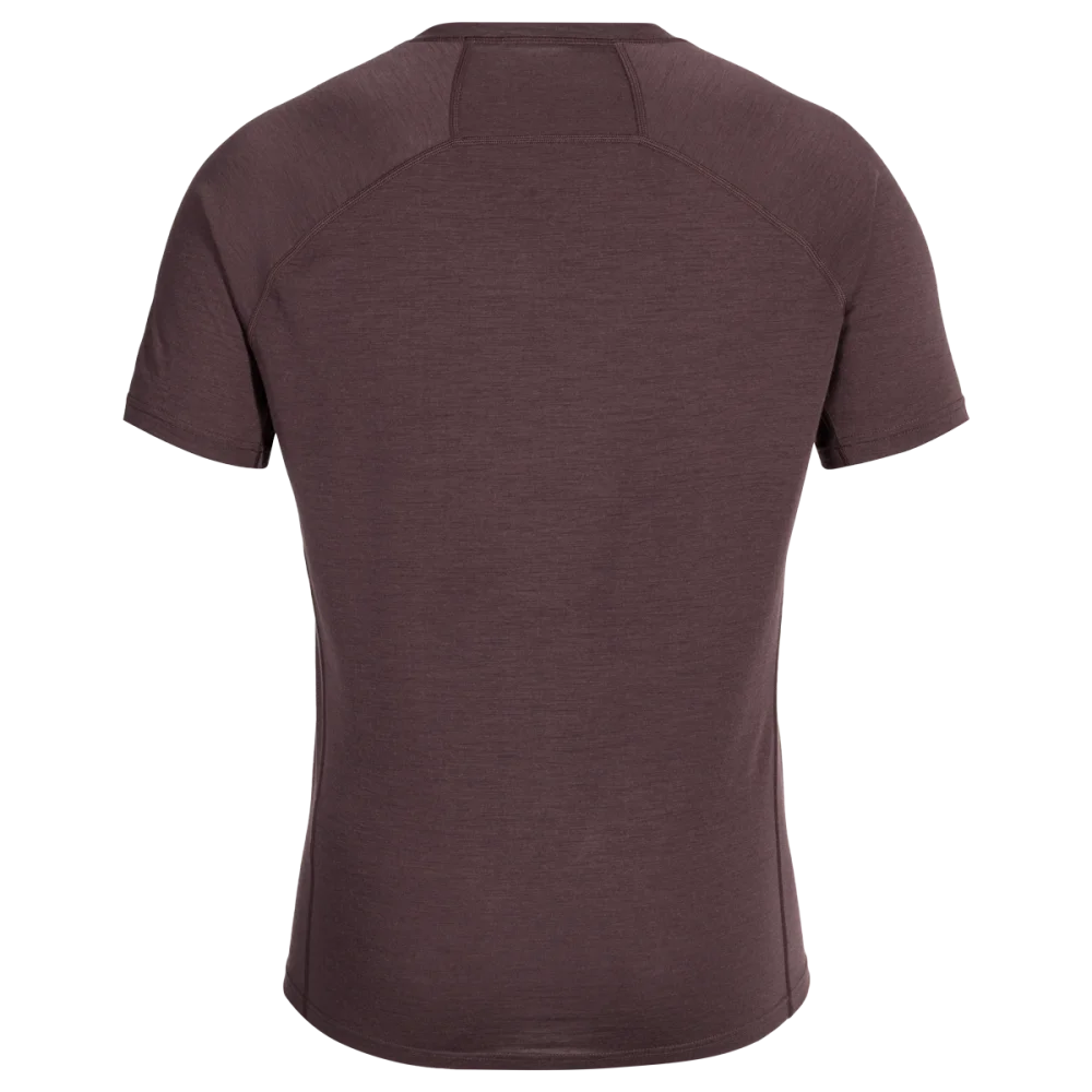 Senti Men's Merino T-shirt — Decadent Red