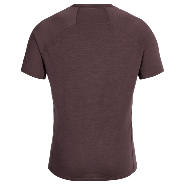 Senti Men's Merino T-shirt — Decadent Red
