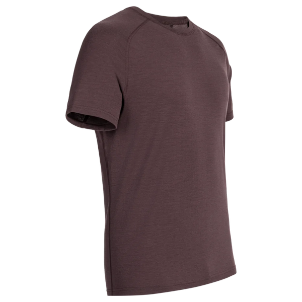 Senti Men's Merino T-shirt — Decadent Red