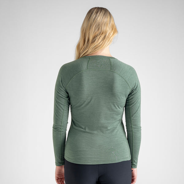 Senti Women's Merino Longsleeve — Dark Navy