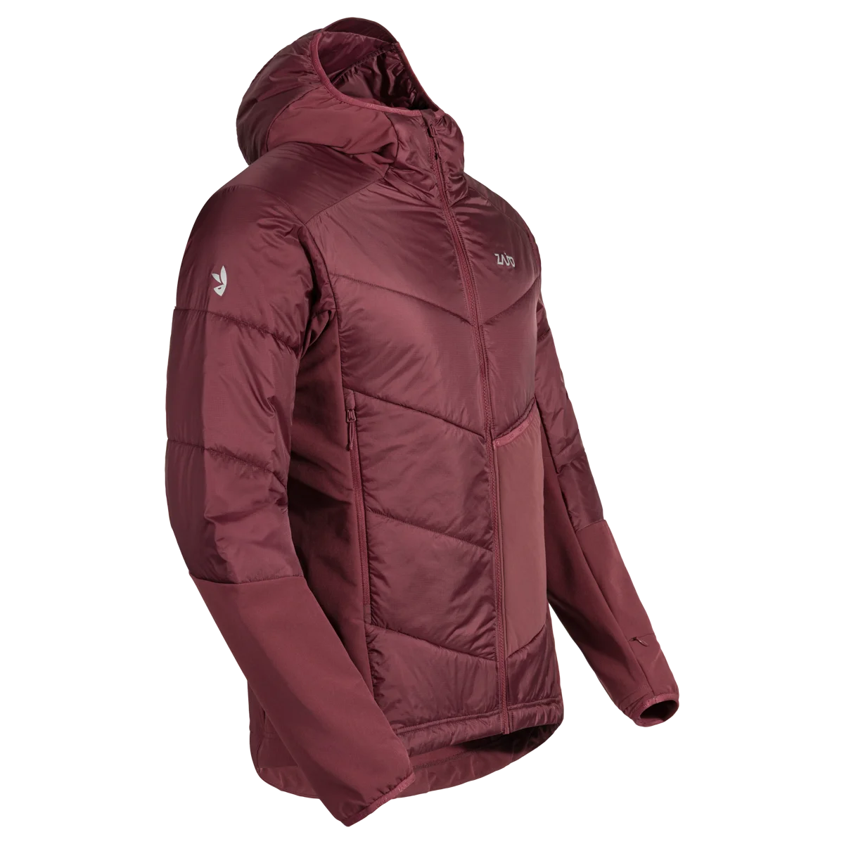Spiro Men's Insulated Hybrid Jacket — Burned Red