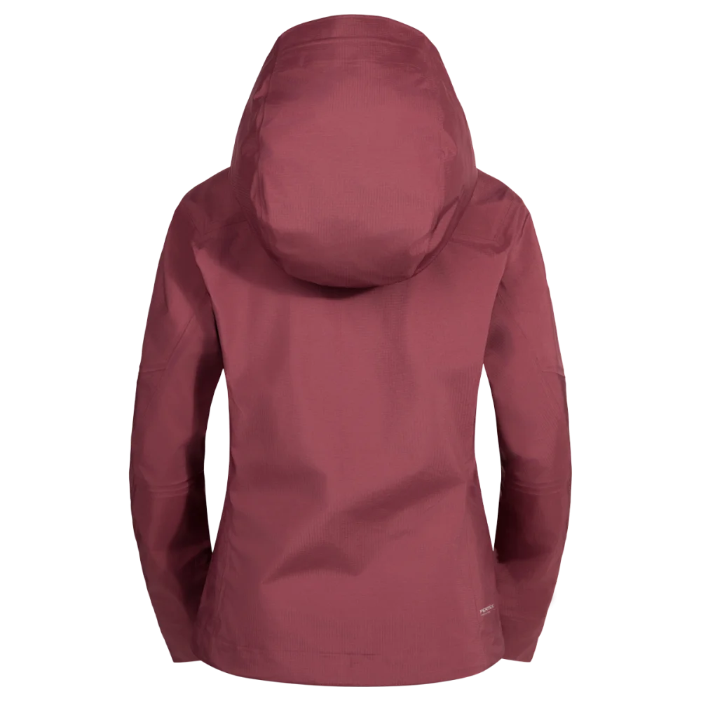 Torento Women's Waterproof 3L Jacket — Earth Red